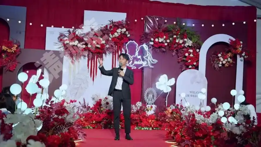 大型乡村婚礼现场