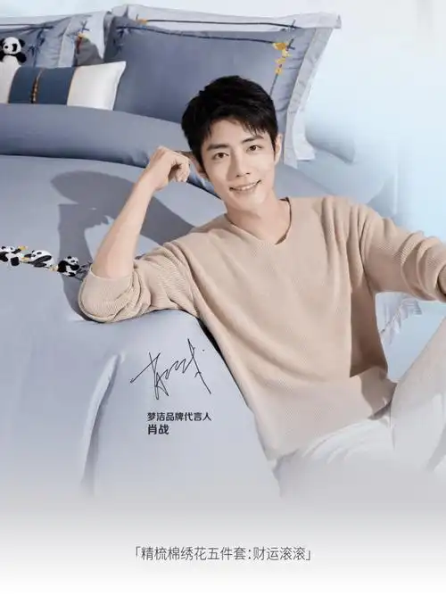 梦洁家纺 | 肖战邀你共度好梦一周年_时尚_精品_中心