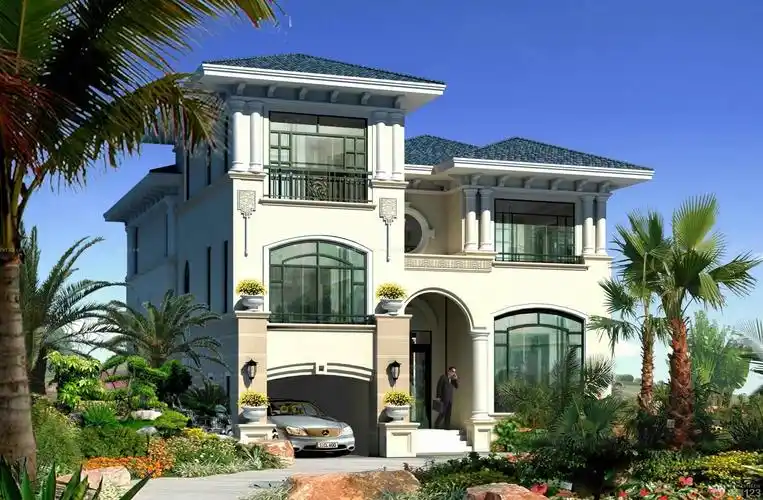 成都欧式风格350平米设计方案 欧式别墅外观_装信通网