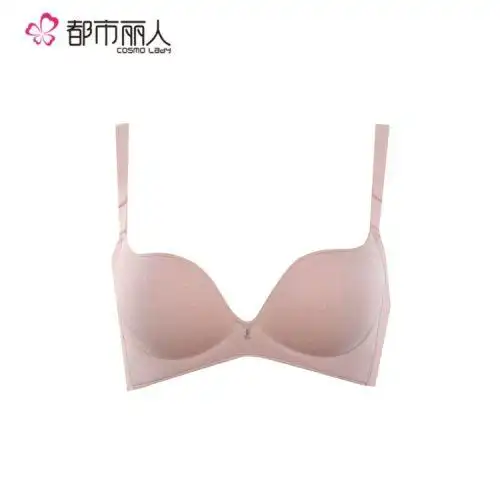 都市丽人无痕内衣女深v性感聚拢胸罩中模杯商场同款文胸lb6502