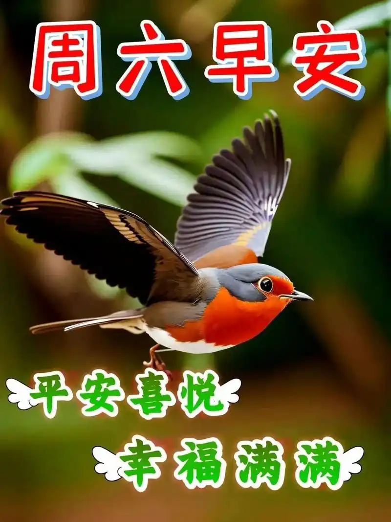 7月22日周六早上好,早安祝福语图片带字