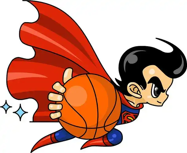 一个少儿篮球培训俱乐部卡通形象logo动作延展设计关注私信版权南宁