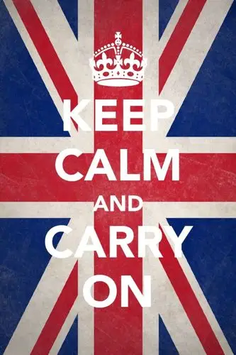keep calm and carry on