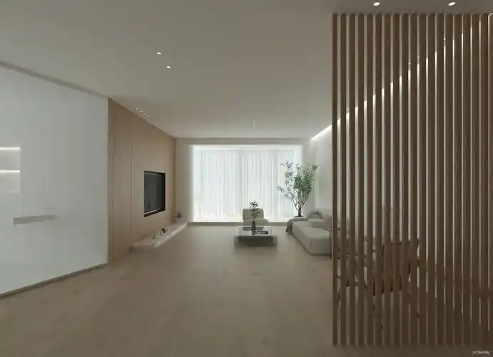 侘寂|盛今佳园三居北欧极简家装装修案例效果图