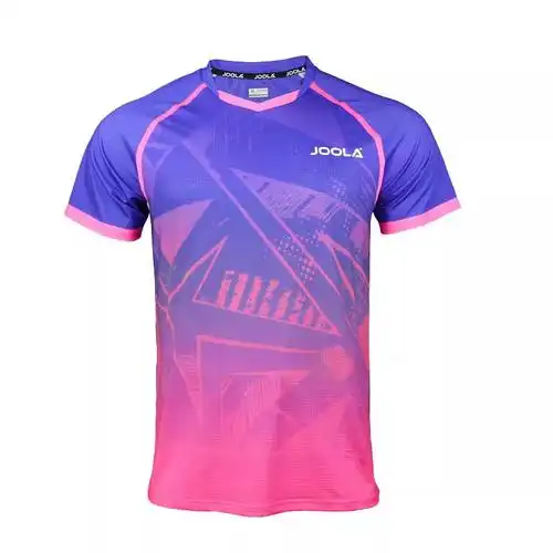 男比赛服速干运动短袖上衣极光荣耀星恋吸汗joola尤拉乒乓球服装