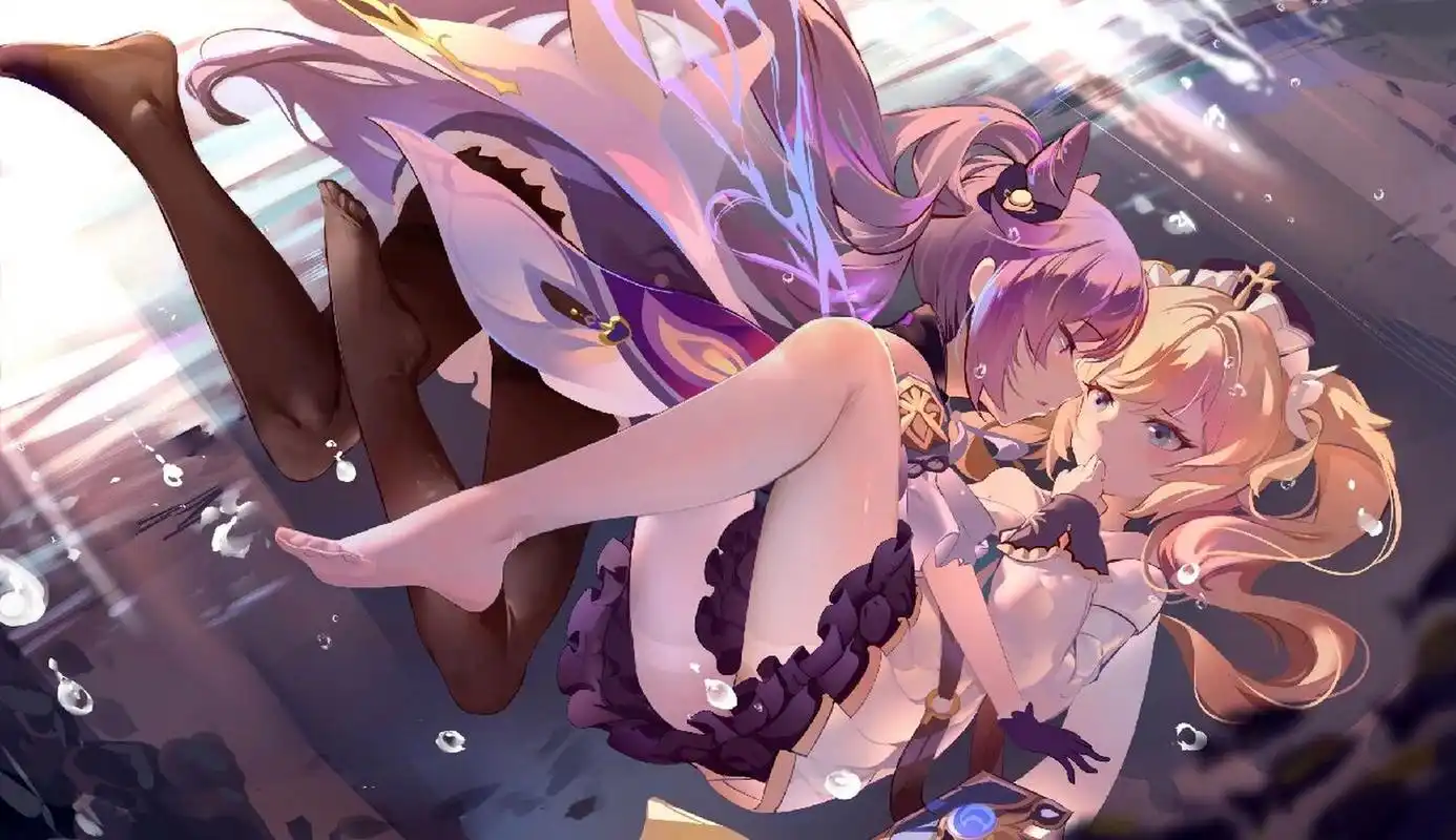 原神|刻晴,雷电影,宵宫双人组高清壁纸 不知道有没有人跟我一样,喜欢