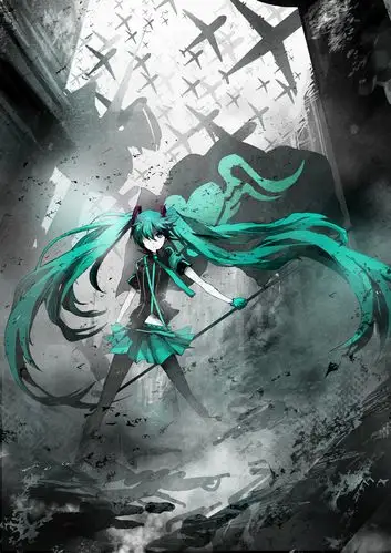 初音未来,倾听流水静谧的音色,演奏一曲天籁之音