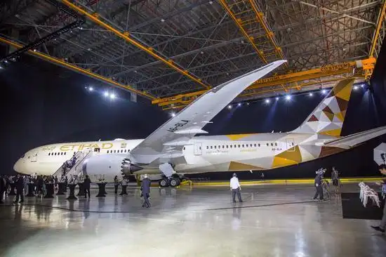 阿提哈德航空明年将用波音787飞机执飞上海