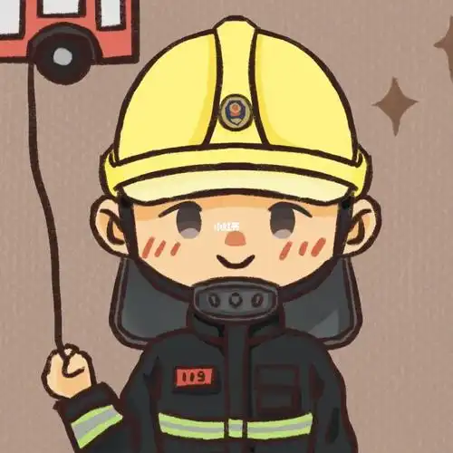 本来想每个服装画一版的懒惰了emm#消防员  #蓝朋友  #六一  #q版头像