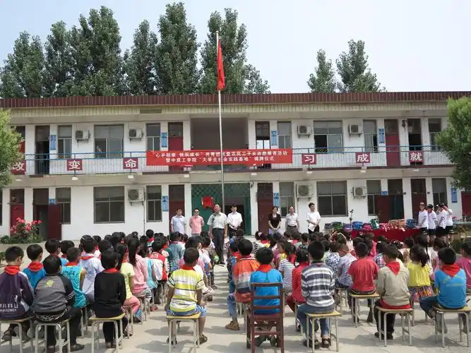 我校赴新密市田种湾希望小学开展关爱农村留守儿童志愿服务活动并建立