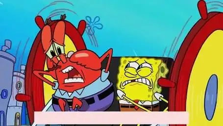 海绵宝宝:蟹堡王一片狼藉,勤劳的小海绵打扫卫生弄丢煎台