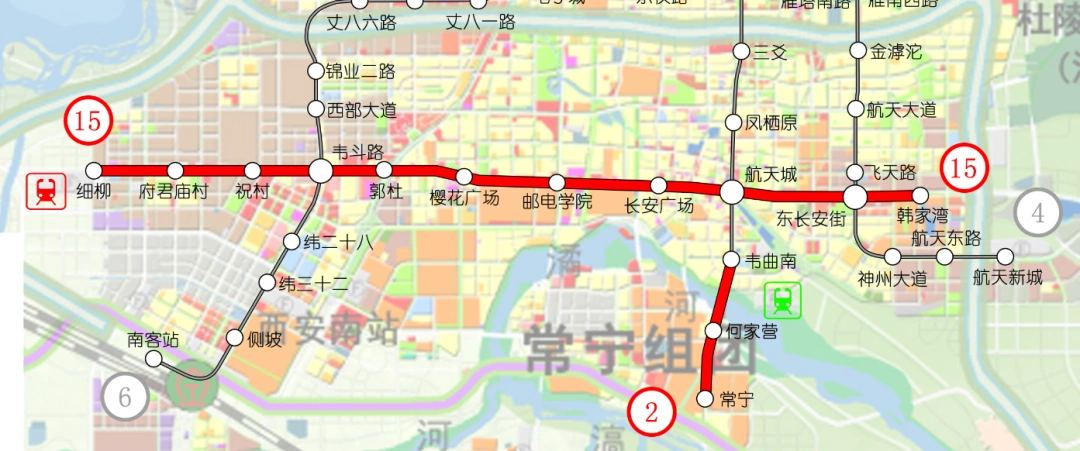 西安地铁15号线线路图_全民k歌网