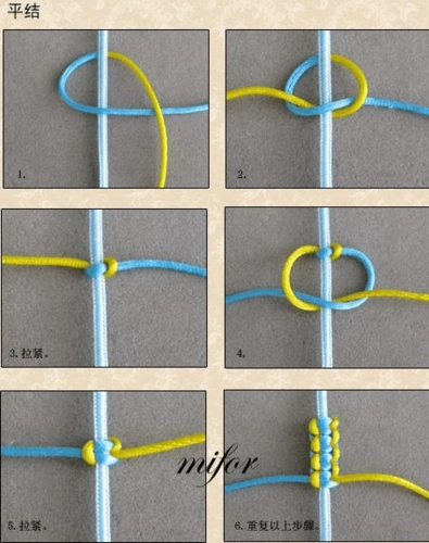 中国结玉珠手链编法图解