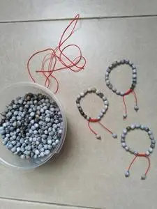 草菩提念珠 纯手工制作草珠子薏苡珠手串野生草珠子文玩佛珠,每