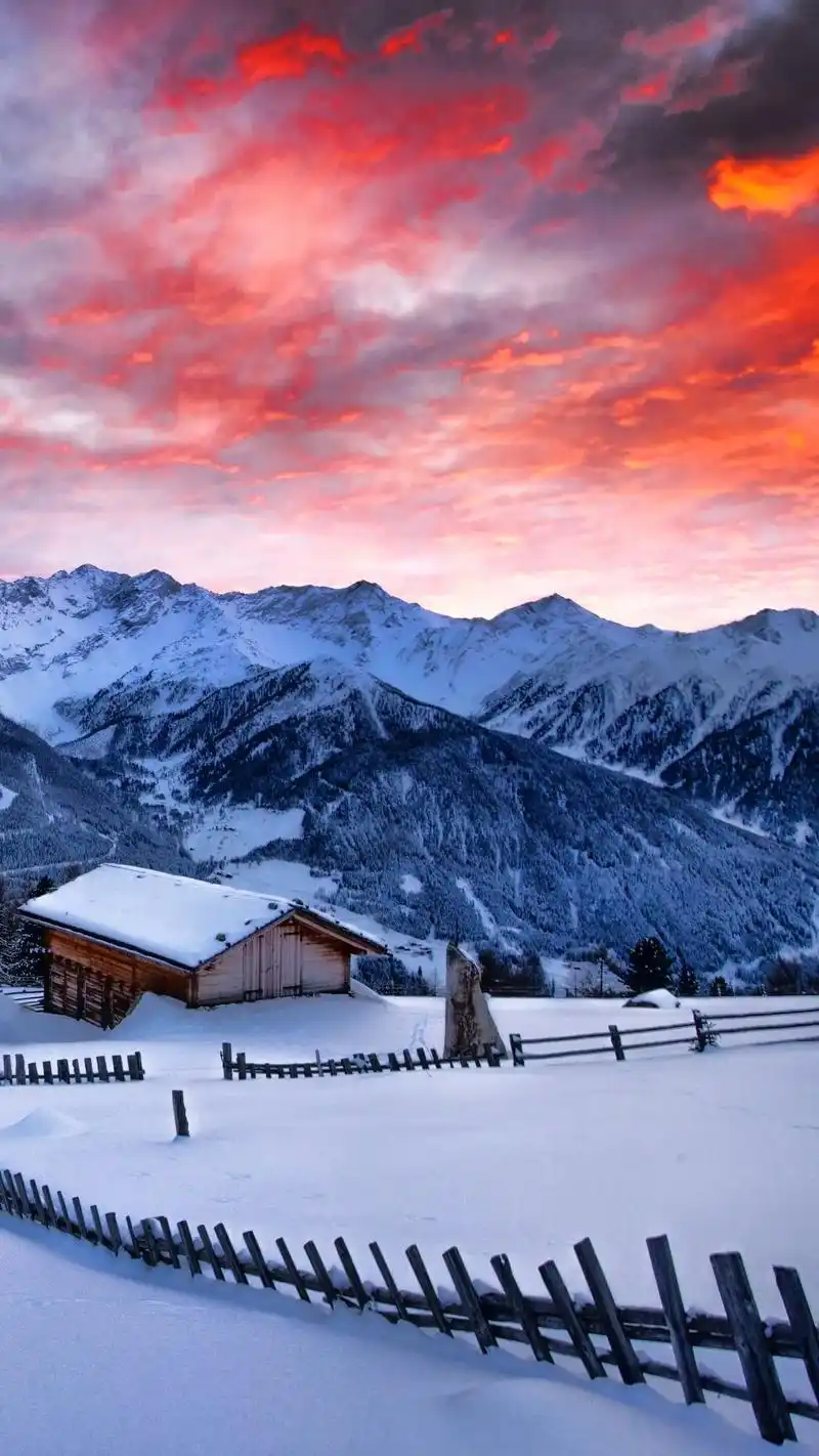 雪景 #随拍 #最美的风景 #壁纸  - 抖音