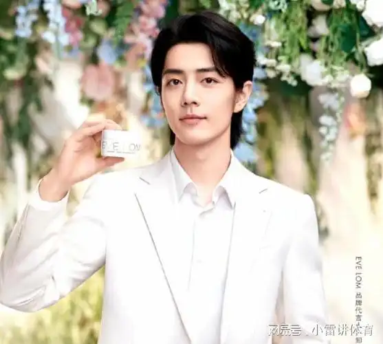 肖战伊芙珑官宣, 狼尾发型有郑伊健年轻时的风采, 代言销量好到爆