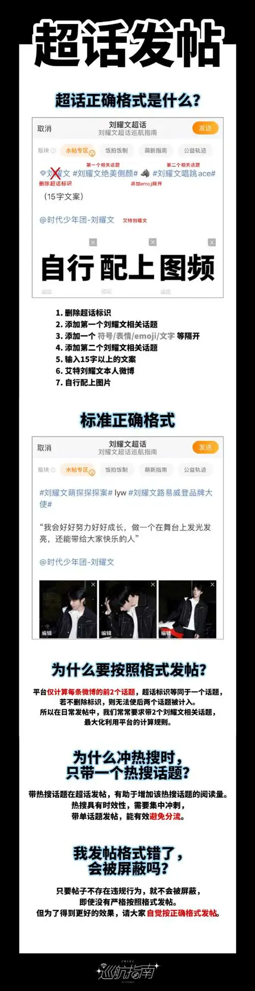 96刘耀文超话新生手册96  →玩转超话不是梦←    超话超全视频