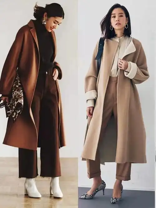 咖啡色大衣内搭什么颜色好看(咖色大衣穿搭高级攻略)
