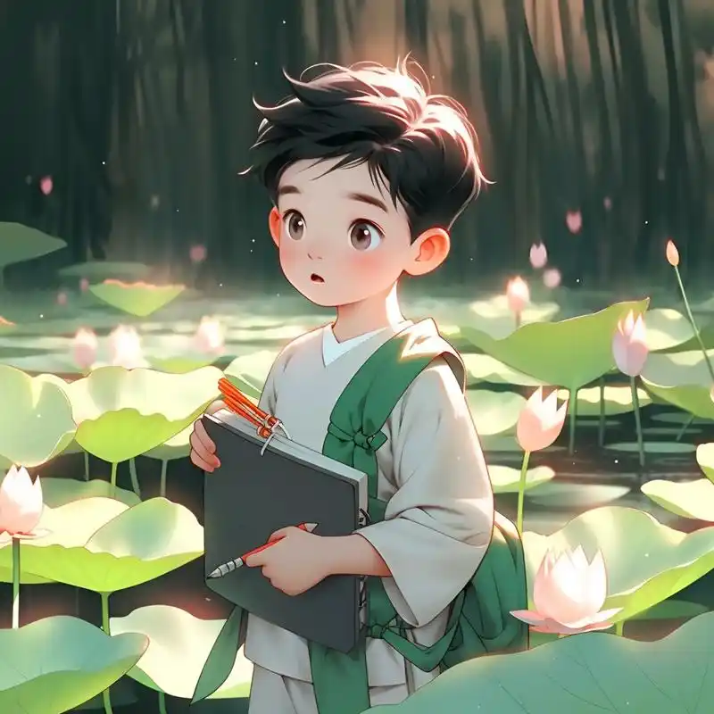 心平气荷,才能好运"莲莲"‖男生头像 像不像小时候上学读书的你?