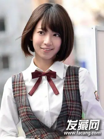 身高155也适合的短发发型 矮个子女生发型(4)