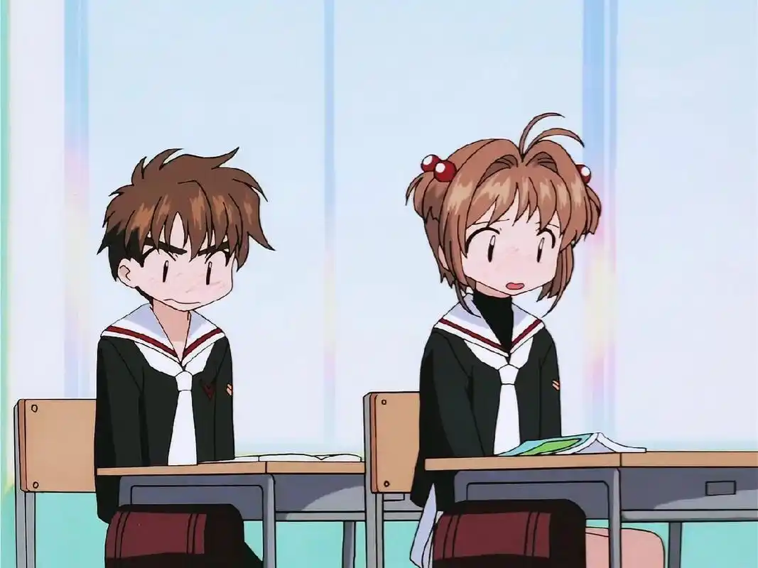 动漫情侣背景图 小樱和小狼,超甜的一对cp