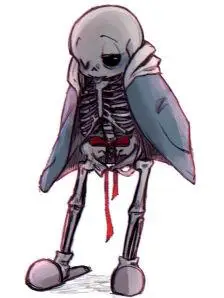 sans:"c-cross!你在干什么?你还好吗?" cross:哦!上帝!