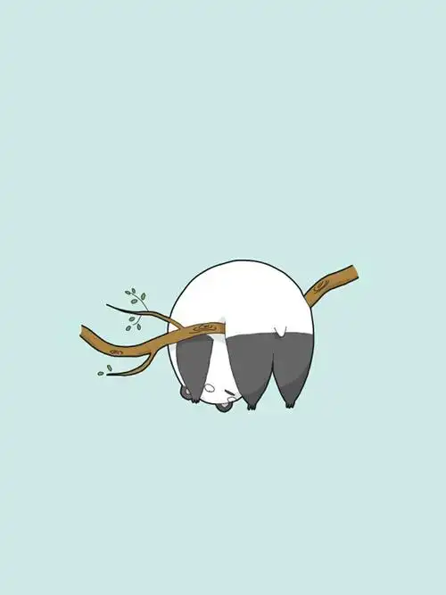 可爱有趣的小清新动物插画壁纸图片