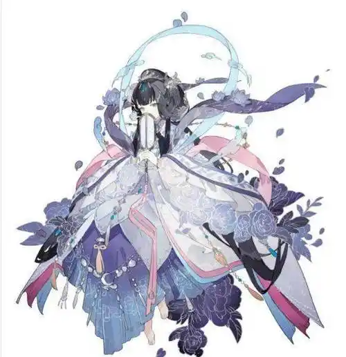 最美古风:唯美 古风美人 全身像