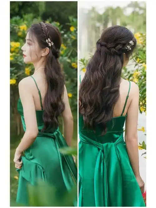 夏花依旧灿烂郊游拍照怎能少得了一款仙气飘飘的发型呢!