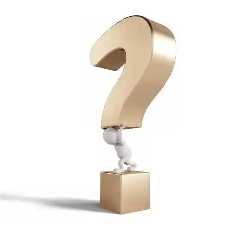 3d立体风格卡通小白人顶起金色问号6847398psd免抠图片素材 商务职场