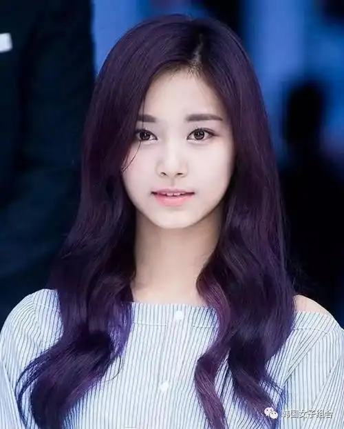 这些女团成员轻松驾驭紫色发系夏天你敢染紫色头发吗