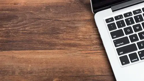 五张电脑办公桌面ppt背景图片