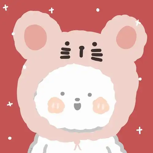 很可爱的动漫风小动物可做微信头像软妹必备