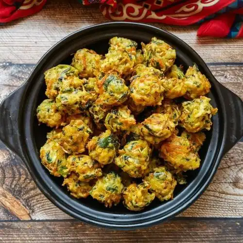 胡萝卜豆芽素丸子