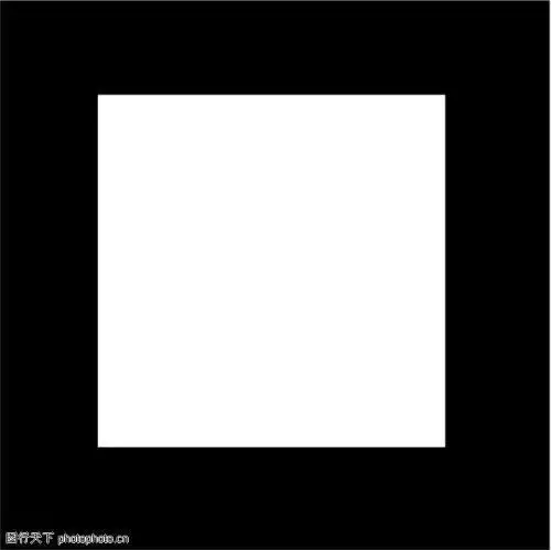 正方形相框简笔画 简笔画图片大全-普车都