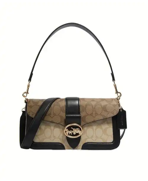 coach拼色老花和纯色包包