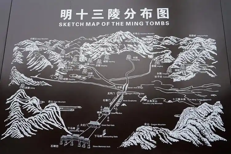 丁香翠柳新雨后游明十三陵神道