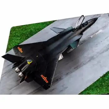 禧乐宁 拼装军事飞机模型 1/72仿真中国歼20战斗机 威龙歼击机01663