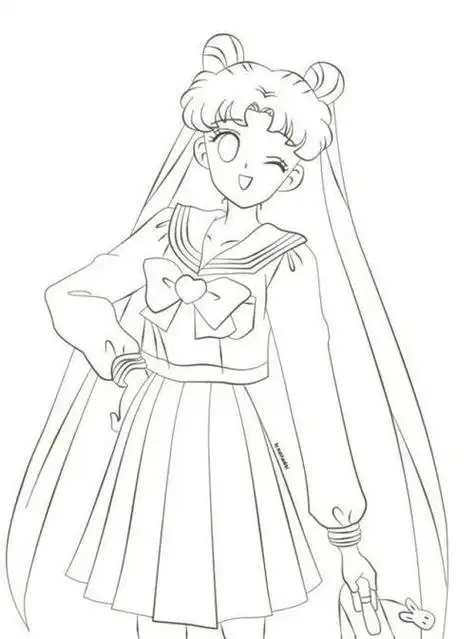 第4页12星座画法可爱版美少女简笔画美少女简笔画图片卡通动漫女孩简