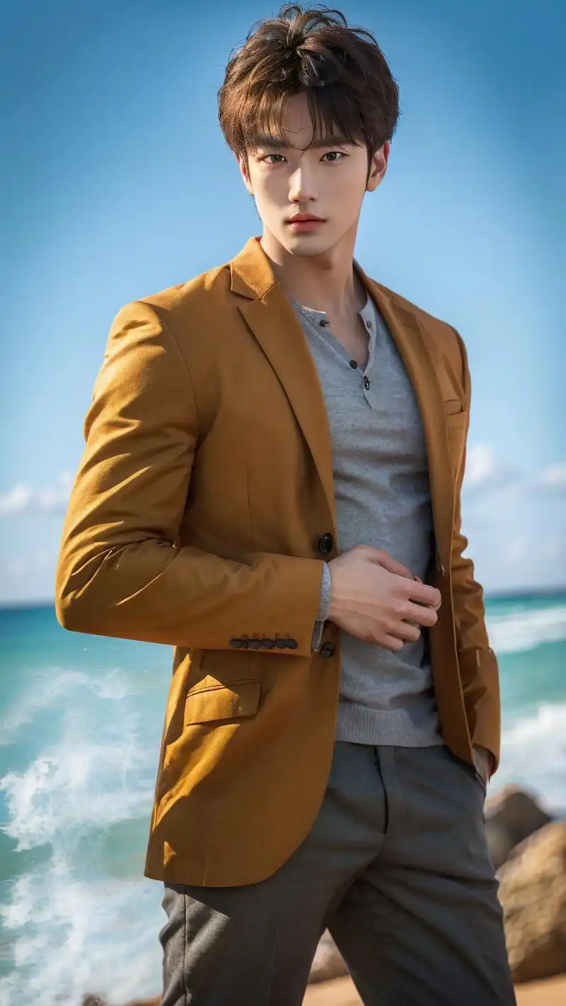 帅哥真人壁纸99,魅力满满!