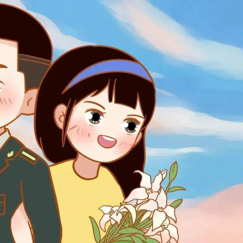 军恋可爱情头～ 军恋的小姐妹们要加油哦!
