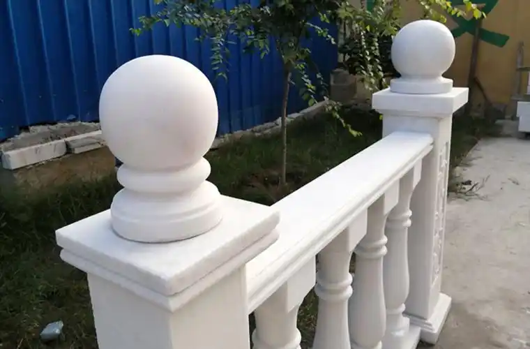 小米生态家居【轻奢高端】大理石栏杆护栏阳台石柱子别墅汉白玉围栏