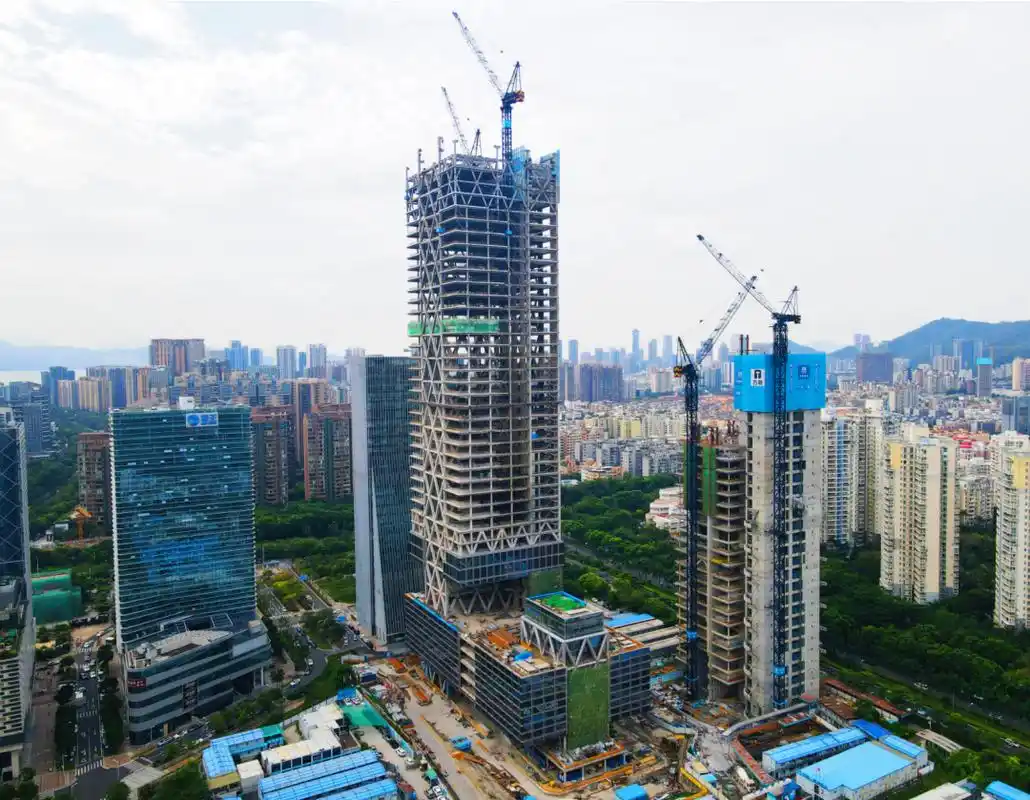 后海科技总部标杆!海能达全球总部大厦项目封顶