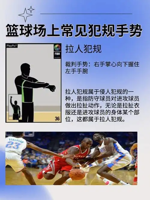 篮球场上常见的裁判手势