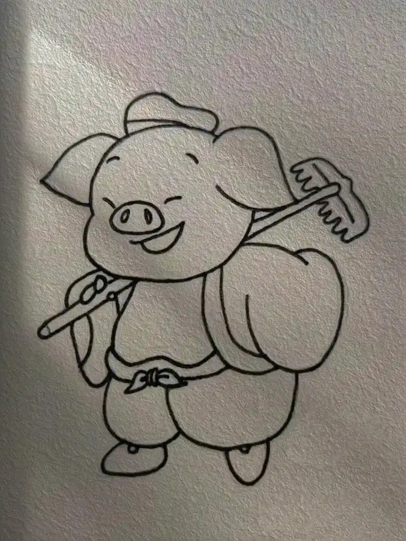 一起学画画96手残党学简笔画附教程.