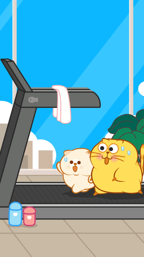 蛋黄猫插画动态张艳艳zyy