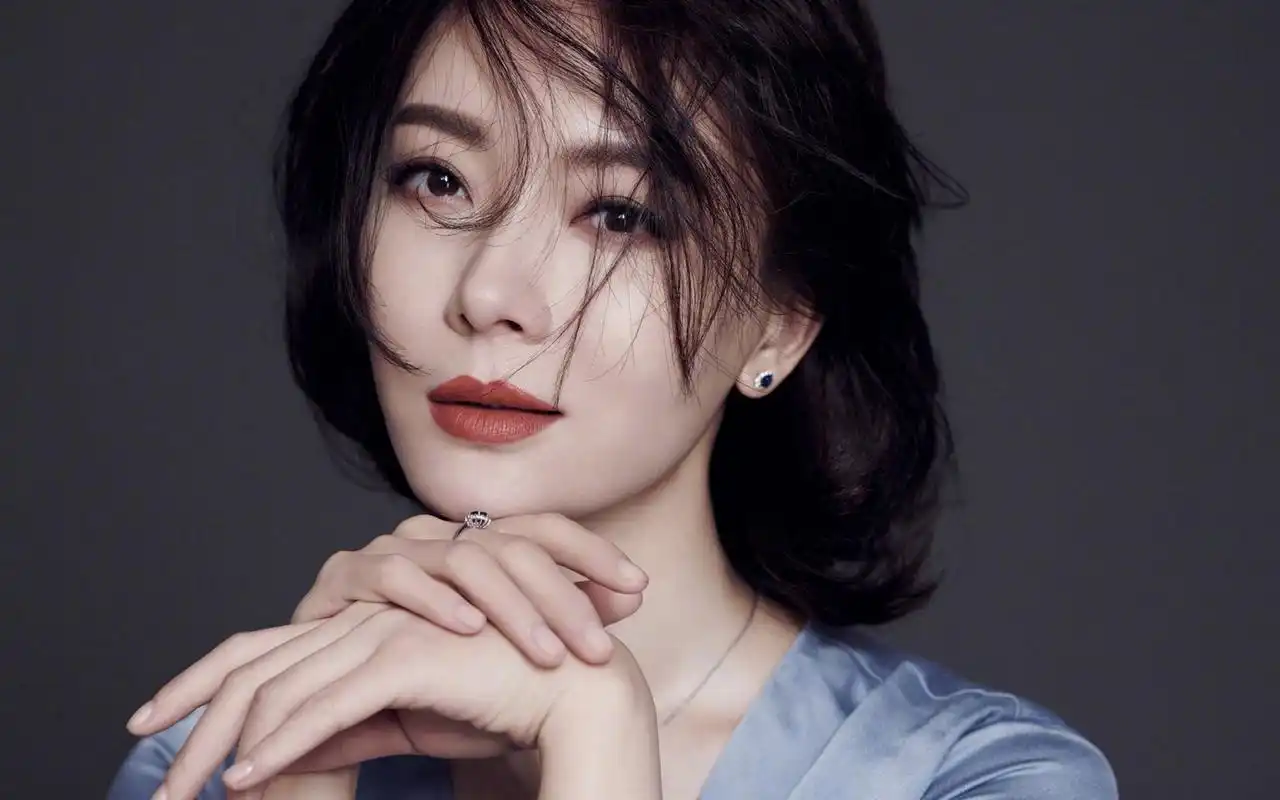 高清无水印,优雅知性美女明星陈数桌面壁纸下载(8张)