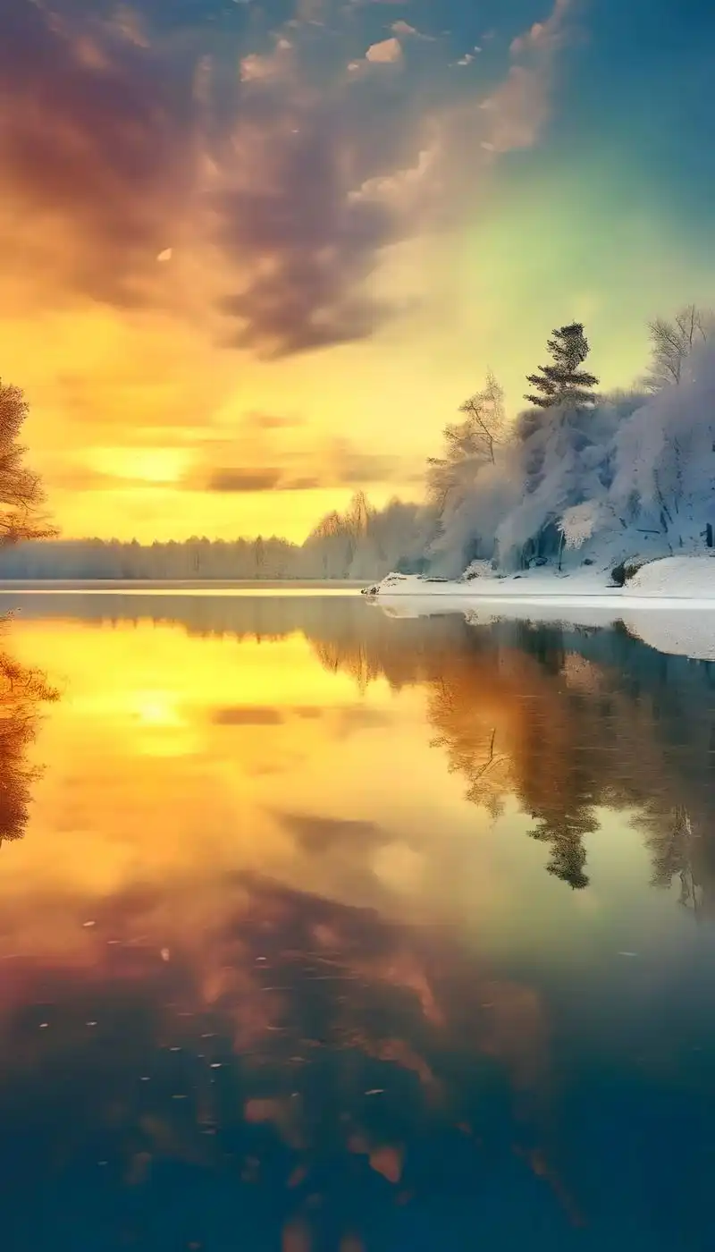 晚霞普照,轻舟荡漾,眺望远方,山水一景,有点醉美#治愈系风景 - 抖音