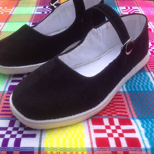 农家手工千层底布鞋女男搭扣浅口一字带舒服成人办公散步开车居家