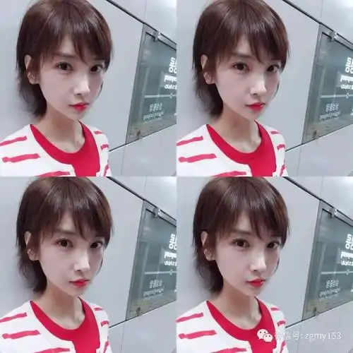 少女感十足清爽碎短发潮女必备款